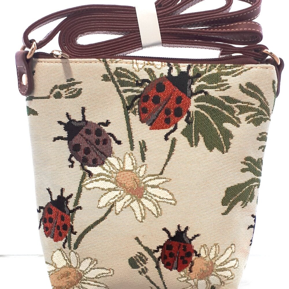 Ladybug Crossbody Tapesty Bag Purse